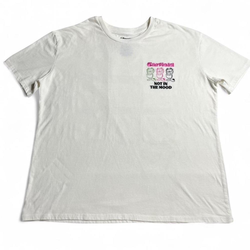 Garfield White Short Sleeve Tee